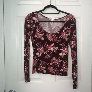 Floral Bodycon Long Sleeves